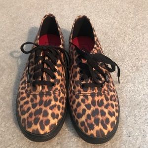 Cheetah print vans